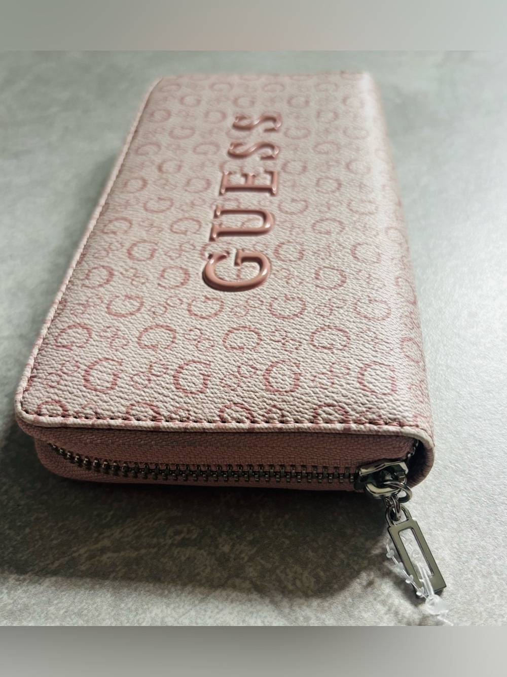 Guess Factory Bowie Debossed Logo Zip-Around Wallet